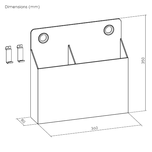 Storage Bag STR01-P03 Compatible with LUMI's STR01 Series Deskmatics Rail Storage System from china(chinese)