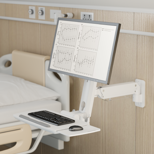 Medical Wall-Mounted Workstation MED02-1 Enhance healthcare space to promote serviceabliity and effciency from china(chinese)