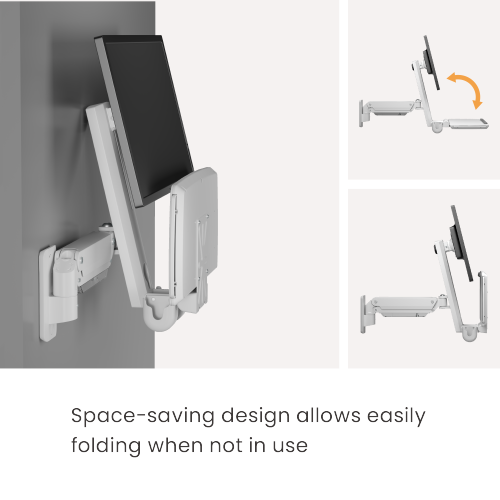 Medical Wall-Mounted Workstation MED02-1 Enhance healthcare space to promote serviceabliity and effciency from china(chinese)