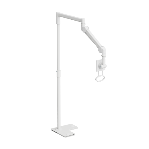 Height Adjustable Medical Monitor Floor Stand MED04-3 Full Motion Adjustments丨 Space-Saving Design from china(chinese)