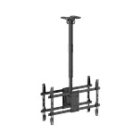 Back-to-Back Dual Screen Heavy-Duty TV Ceiling Mount (Short)