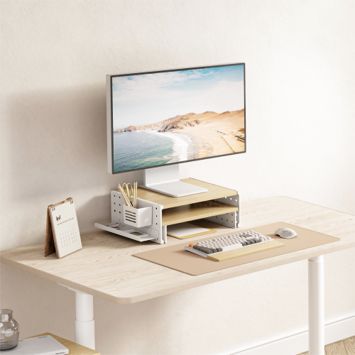 Versatile Monitor Riser with Pegboards Supplier and Manufacturer- LUMI