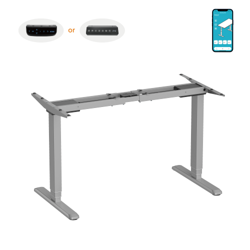 Smart Dual-Motor Sit-Stand Desks With APP Control (3-Stage, Reversed) M06-23RE-AI Embrace a healthy and intelligent office lifestyle from china(chinese)