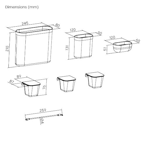 Pegboard Accessories PB-P1 Compatible with LUMI's PB series pegboards from china(chinese)