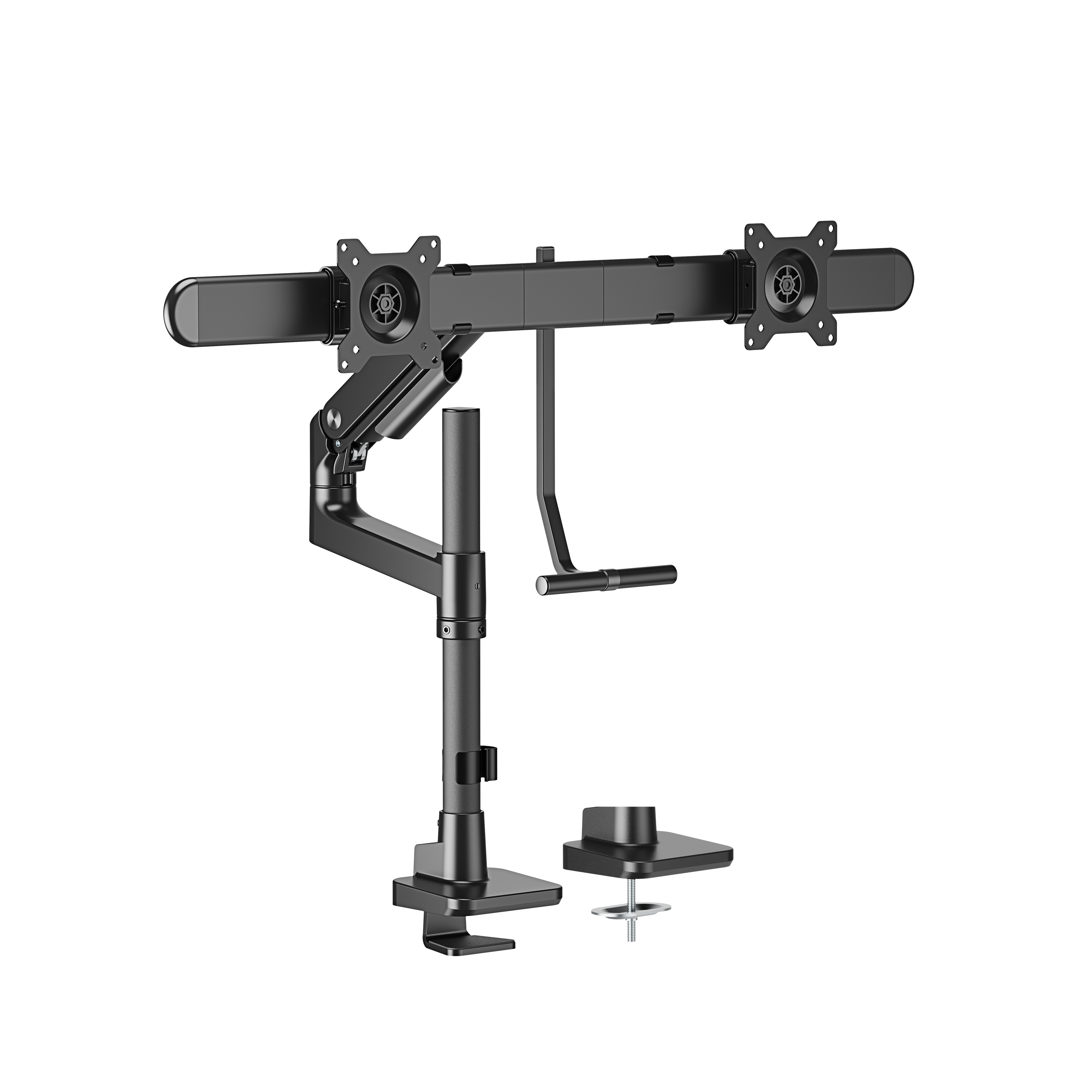 Noteworthy Pole-Mounted Gas Spring Dual Monitor Arm Supplier and ...