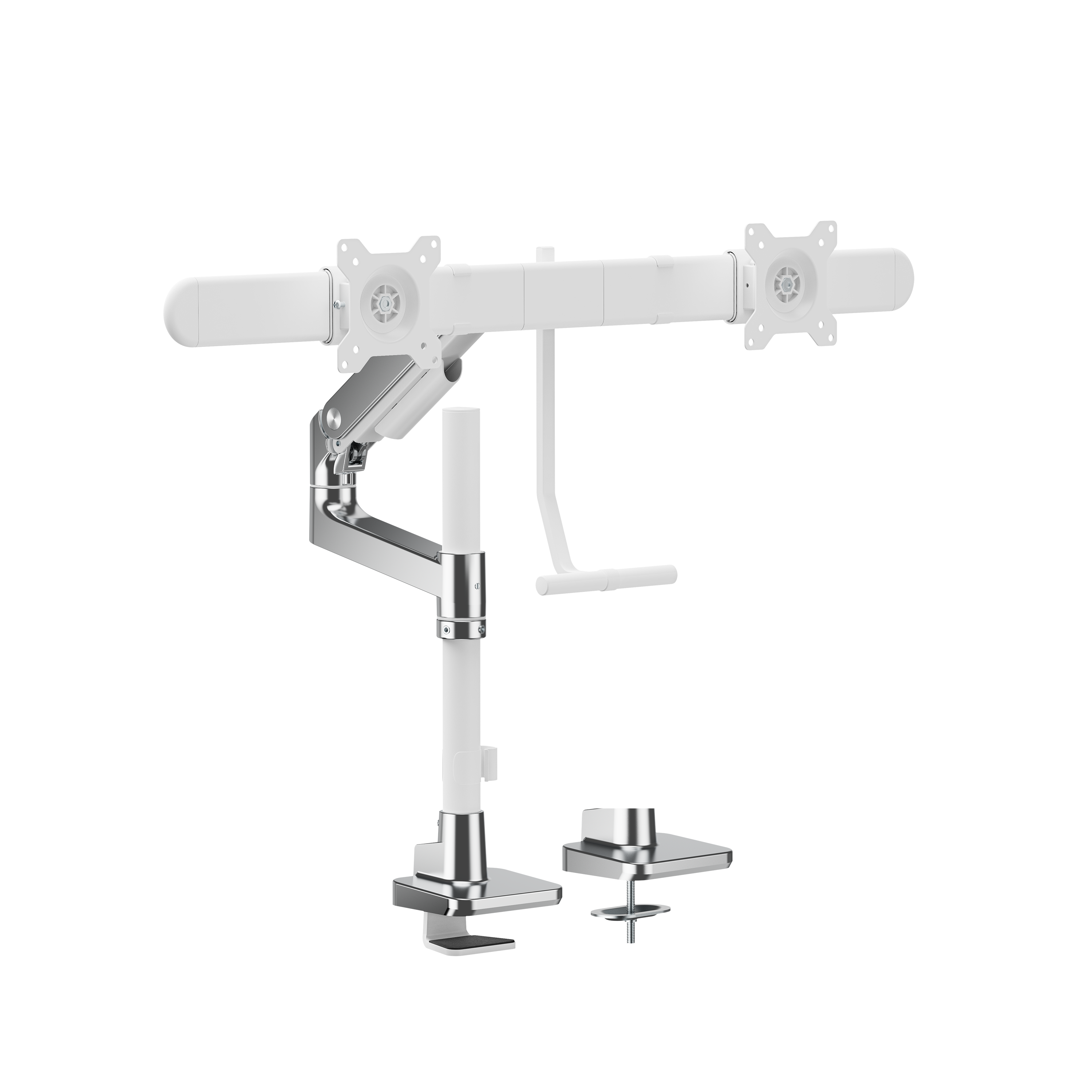 Noteworthy Pole-Mounted Gas Spring Dual Monitor Arm Supplier and ...