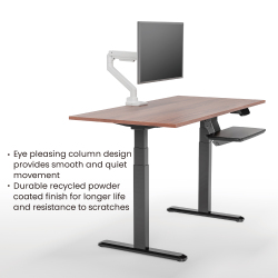 Smart Dual-Motor Sit-Stand Desks With APP Control (3-Stage, Standard)