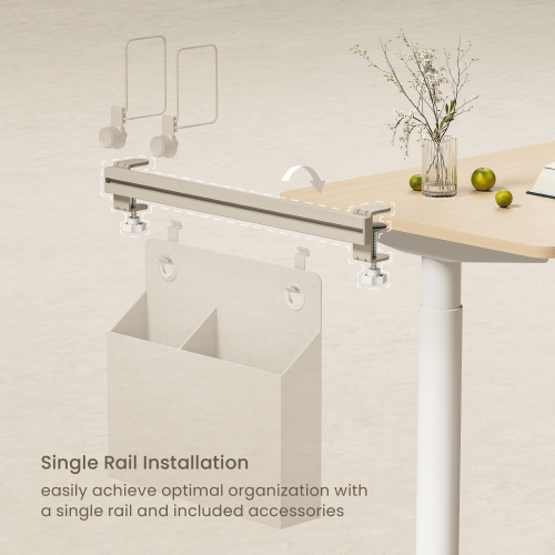 Deskmatics Office Rail Storage System STR01-01 All-In-One Storage Solution from china(chinese)