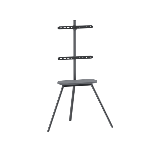 Easel Studio TV Floor Stand with Fabric Shelf FS28-44F-03 Ideal for a variety of styles and aesthetic preferences from china(chinese)