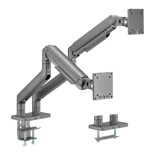 Dual Monitor Economical Heavy-Duty Spring-Assisted Monitor Arm LDT74-C024 For Most 17"-45“ Monitors from china(chinese)