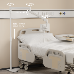 Height Adjustable Medical Monitor Floor Stand
