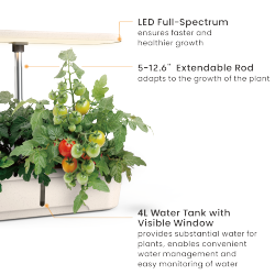 Indoor Gardening System with Smart Control Panel