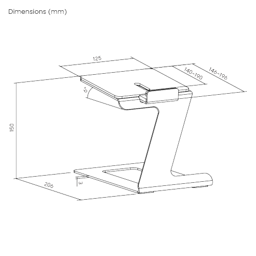 Audio-Pursuit Cantilevered Desktop Speaker Stand Pair BS-73 Get Both of Improved Audio Experience and Organized Desktop from china(chinese)