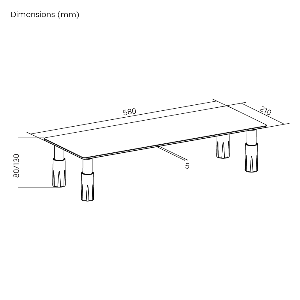 Adjustable Tempered Glass Surface Riser Supplier and Manufacturer- LUMI