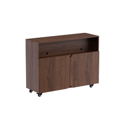 Compact TV Lift Cabinet with Integrated Storage Area & Casters