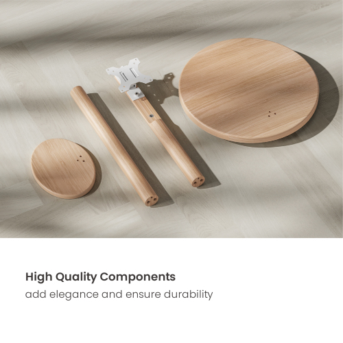 Bonhomie Wood Mobile Display Stand FS38W-11TW For most 17"-37" Displays from china(chinese)