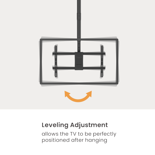Cost-Effective Single Screen Heavy-Duty TV Ceiling Mount (Short) PLB-CE1544S For most 32"-75" TVs from china(chinese)
