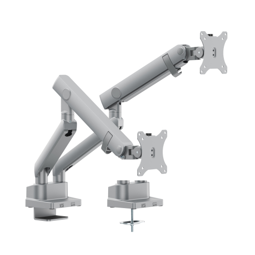 Dual Screen Slim Heavy-Duty Mechanical Spring Monitor Arm LDT84-C024 For most 17"-35" Monitors from china(chinese)