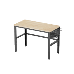 Height Adjustable Workbench with 1200mm Finger Joint Board Surface