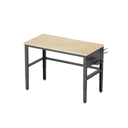 Height Adjustable Workbench with 1200mm Finger Joint Board Surface WKB04-T120-SD With an impressive load capacity of 500kg (1100lbs), it offers a robust and steady workspace from china(chinese)