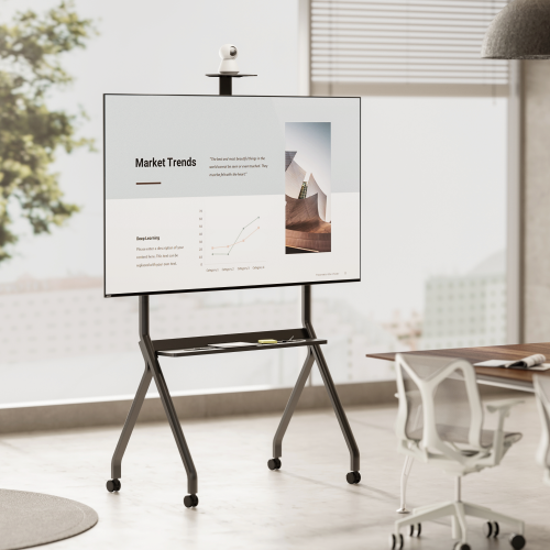 Cost-Effective Heavy Duty TV Cart TTL16-69FW for 55"-100" TVs up to 120kg (264lbs)  from china(chinese)