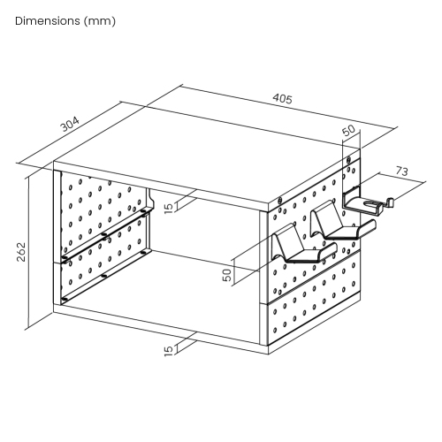 Wall-Mounted Cabinet with Pegboards FLS23-01 Personalize storage and display from china(chinese)