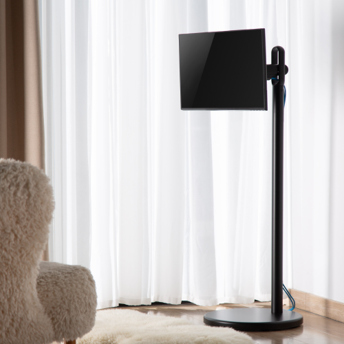 Mobile Mechanical Spring Display Floor Stand FS38-KP01 Move and use the monitor anywhere! from china(chinese)