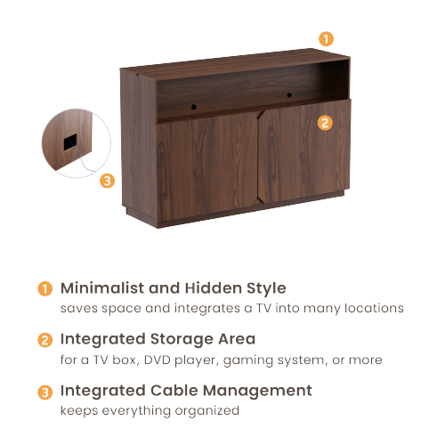 Medium TV Lift Cabinet with Integrated Storage Area WP2004M  For LUMI's LP66E-46M/46ML TV Lift Stands and Other Brand' Stands from china(chinese)