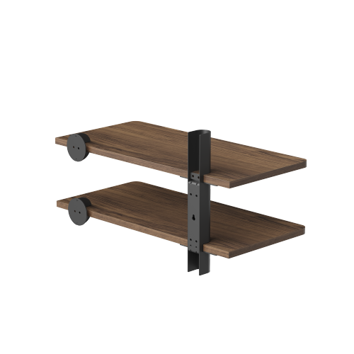 2-Tier Stylish Wall Storage Shelf APM-12-04 Multi-scenario Application & Heavy-duty from china(chinese)