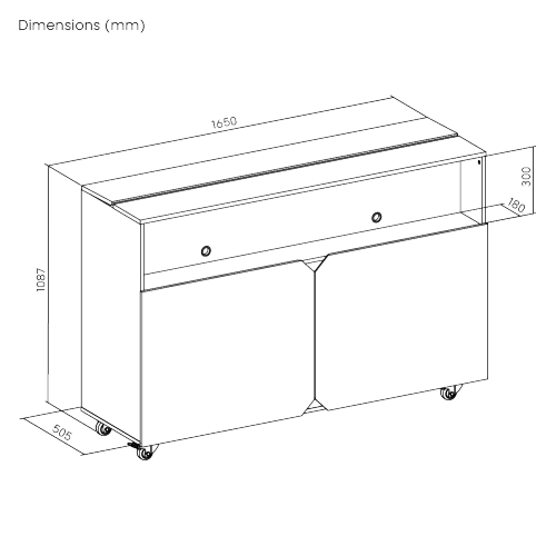 Medium TV Lift Cabinet with Integrated Storage Area & Casters WP2004MW For LUMI's LP66E-46M/46ML TV Lift Stands and Other Brand' Stands from china(chinese)