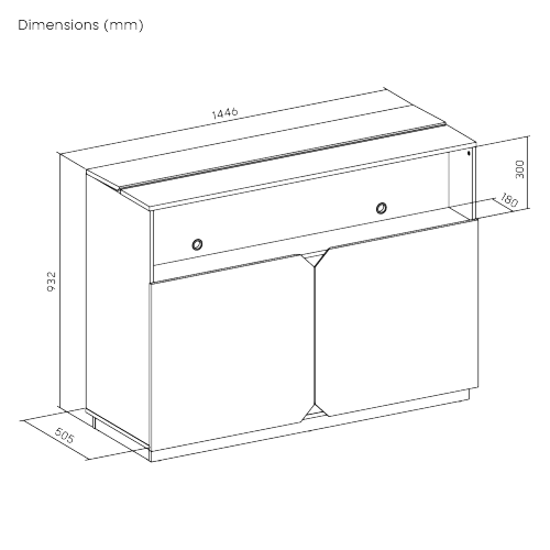 Compact TV Lift Cabinet with Integrated Storage Area  WP2004S For LUMI's LP66E-44M TV Lift Stand and Other Brand' Stands from china(chinese)