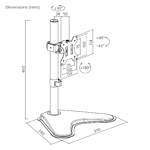 Single Monitor Economy Articulating Stand Supplier and Manufacturer- LUMI