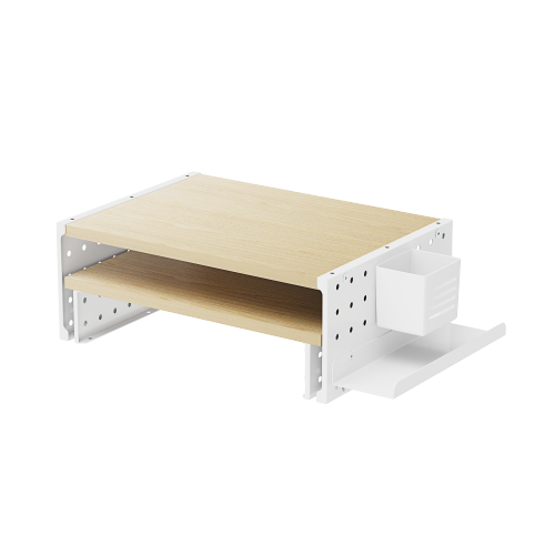 Versatile Monitor/Laptop Riser with Pegboards STB23-04 · 2-Tier Monitor Riser · Dual Monitor Riser · Storage Box from china(chinese)