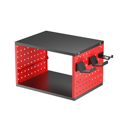 Wall-Mounted Cabinet with Pegboards FLS23-01 Personalize storage and display from china(chinese)