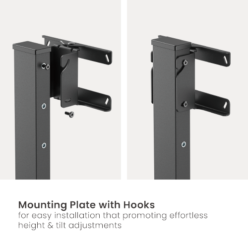 Storage-Savvy TV Floor Stand FS32N-46 For most 37"-75" TVs from china(chinese)