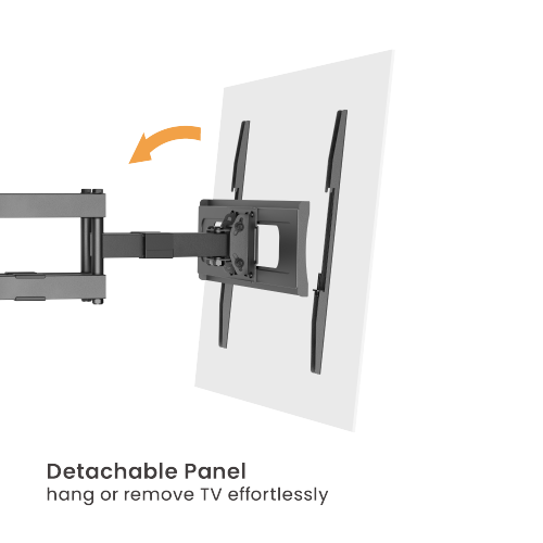 Heavy-Duty Full-Motion TV Wall Mount LPA80-466 For Double Stud (406mm) & Solid Wall  from china(chinese)