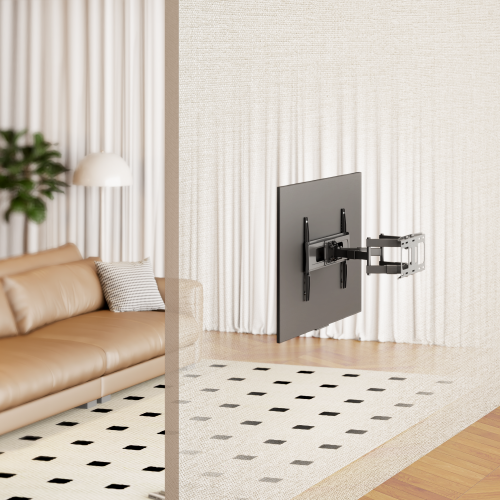 Heavy-Duty Full-Motion TV Wall Mount LPA80-466 For Double Stud (406mm) & Solid Wall  from china(chinese)