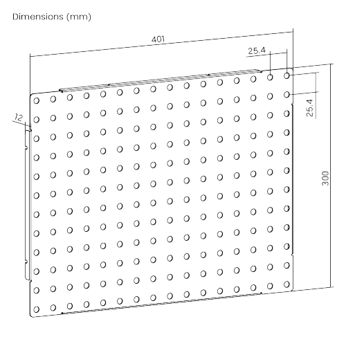 Multi-Purpose Wall-Mounted Pegboard (Standard) CSPB-001-W Optimizing Storage Space While Adding Personality from china(chinese)