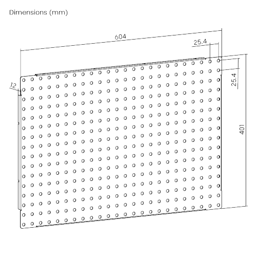 Multi-Purpose Wall-Mounted Pegboard (Large) CSPB-002-W Optimizing Storage Space While Adding Personality from china(chinese)