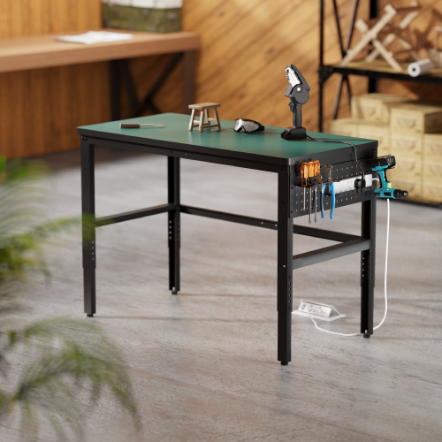 Height Adjustable Workbench with 1200mm Anti-Static Surface WKB04-T120-ESD With an impressive load capacity of 500kg (1100lbs), it offers a robust and steady workspace from china(chinese)