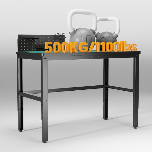 Height Adjustable Workbench with 1500mm Anti-Static Surface WKB04-T150-ESD With an impressive load capacity of 500kg (1100lbs), it offers a robust and steady workspace from china(chinese)