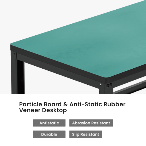 Height Adjustable Workbench with 1500mm Anti-Static Surface WKB04-T150-ESD With an impressive load capacity of 500kg (1100lbs), it offers a robust and steady workspace from china(chinese)