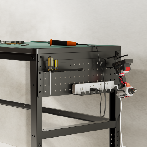 Height Adjustable Workbench with 1500mm Anti-Static Surface WKB04-T150-ESD With an impressive load capacity of 500kg (1100lbs), it offers a robust and steady workspace from china(chinese)
