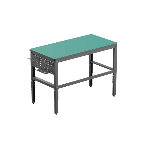 Height Adjustable Workbench with 1200mm Anti-Static Surface WKB04-T120-ESD With an impressive load capacity of 500kg (1100lbs), it offers a robust and steady workspace from china(chinese)