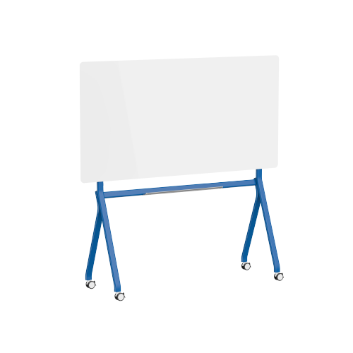 Single-Sided Mobile Magnetic Glass Whiteboard WB14-01 Create an Active Collaboration Work Environment from china(chinese)