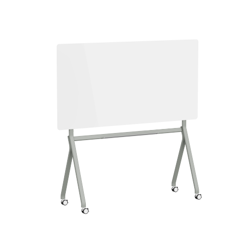 Single-Sided Mobile Magnetic Glass Whiteboard WB14-01 Create an Active Collaboration Work Environment from china(chinese)