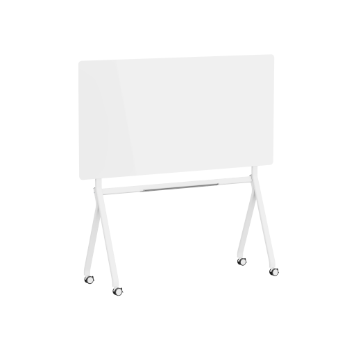 Single-Sided Mobile Magnetic Glass Whiteboard WB14-01 Create an Active Collaboration Work Environment from china(chinese)