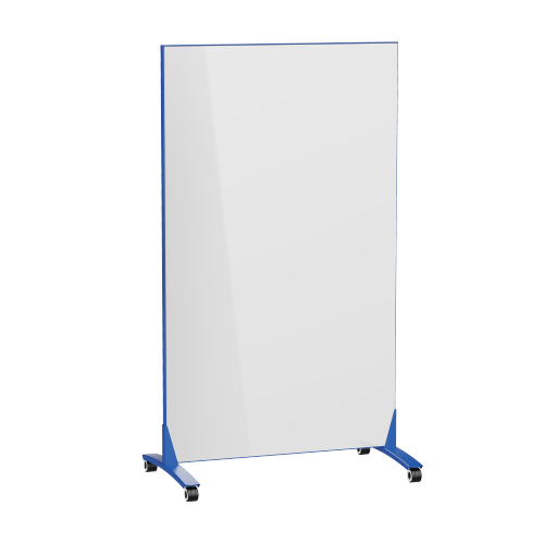 Double-Sided Mobile Magnetic Glass Whiteboard WB16-01 Create an Active Collaboration Work Environment from china(chinese)