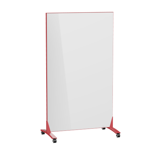 Double-Sided Mobile Magnetic Glass Whiteboard WB16-01 Create an Active Collaboration Work Environment from china(chinese)