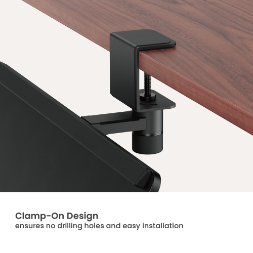 Clamp-On Sit-Stand Keyboard Tray with Wrist Rest & Storage Drawer KBT11-01 Innovative design allows for both under-desk and on-desk usage from china(chinese)